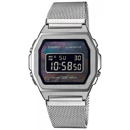 Casio, Zegarek damski, Vintage, A1000M-1BEF, srebrny