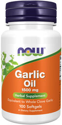 Now Foods Garlic Oil, olej z czosnku 1500