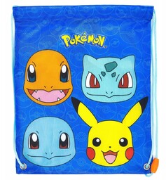 POKEMON PIKACHU LUNCHBOX WOREK PLECAK ZE SZNURKIEM