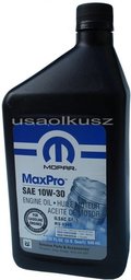 Olej silnikowy MaxPro 10W30 MOPAR GF-5 MS-6395 0,946l