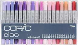 COPIC Ciao Marker Set A z 72 kolorami,