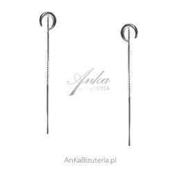 ankabizuteria.pl Srebrne kolczyki przeciągane PODKOWY