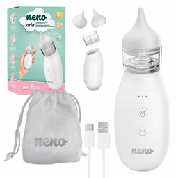 Aspirator Elektroniczny Do Nosa Neno Aria Biały Odkurzacz