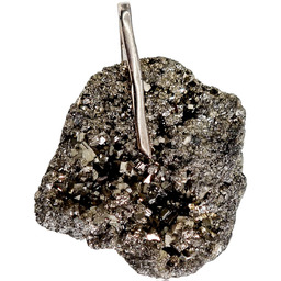 Piryt Wyjątkowy Wisiorek Srebro 925 Unikat