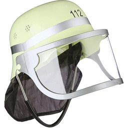 Kask Strażacki, dla Dzieci, Żółty, 24,5 x 22,5