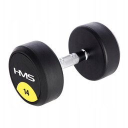 Hantla 14 Kg Gumowana do ćwiczeń Pro Hms
