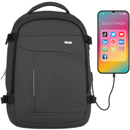 Podróżny plecak na laptopa z wodoodpornej tkaniny plecak