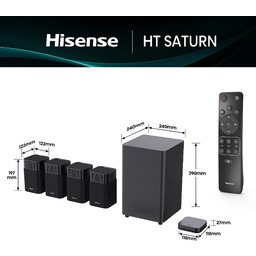 Hisense HT Saturn 4.1.2-kanałowy bezprzewodowy system głośników kina