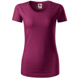KOSZULKA DAMSKA MALFINI ORIGIN (GOTS) 172, FUKSJOWY