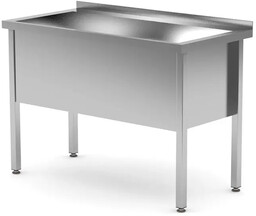 HENDI Basen nierdzewny 1-komorowy, 120x60x85 cm 813430