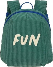 Plecak Lassig Little Gang Fun sztruks mini zielony