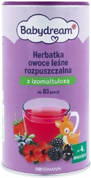 BABYDREAM HERBATKA ROZPUSZCZALNA OWOCOWA 190 G