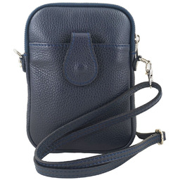 Barberinis Skórzane etui na telefon - Granatowe