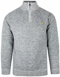 Męski Sweter z Wysokim Dekoltem na Zamek Brave