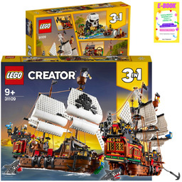 LEGO CREATOR 3w1 - STATEK PIRACKI 31109 KLOCKI