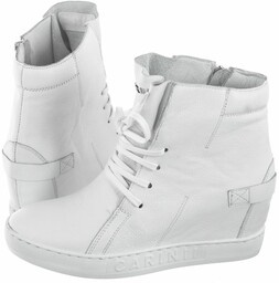 Sneakersy Carinii Białe B3519/NS-I81-000-000-B88 (CI252-c)