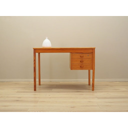 Pakamera Biurko sosnowe, duński design, lata 70, produkcja:
