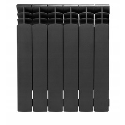 Grzejnik Aluminiowy Kfa G500F 6 Żeberek Antracyt