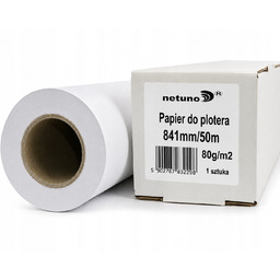 Papier do plotera w roli 80g 841mm x