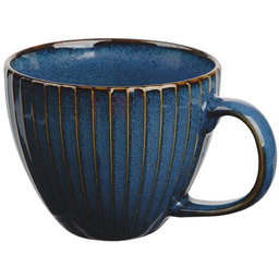 Altom Kubek porcelanowy duży Reactive Stripes niebieski, 450