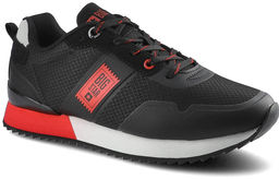 Big Star Czarne Sneakersy Damskie Skórzane Półbuty