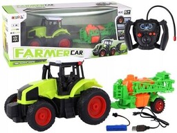 Traktor z Opryskiwaczem zdalnie sterowany Zabawka Sterowana