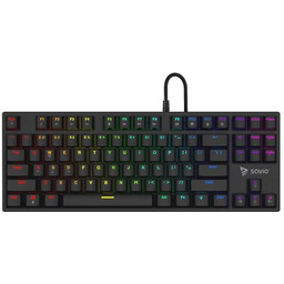 SAVIO KLAWIATURA MECHANICZNA RGB OUTEMU BLUE TEMPEST X2