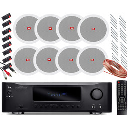 Głośniki Sufitowe Jbl Amplituner Bluetooth Usb Pilot