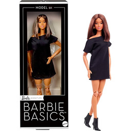 Barbie Basics Model 01 Modowa lalka kolekcjonerska brunetka