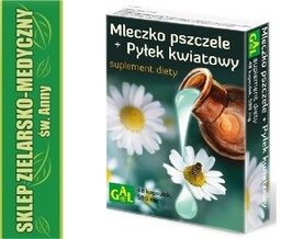 MLECZKO PSZCZELE + PYŁEK KWIATOWY 48 KAPSUŁEK Odporność,