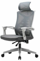 Fotel ergonomiczny Angel biurowy obrotowy spinO - szary