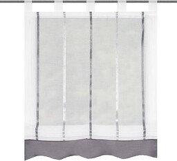 Home fashion Roleta na szlufkach w paski, poliester,