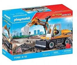 Playmobil Action Heroes Duża koparka 71749