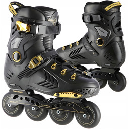 Rolki Łyżworolki Slalomowe Freeride Kółka Kauczukowe ABEC-9 Nils