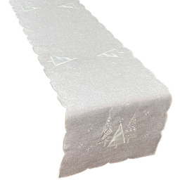 Bieżnik dekoracyjny prostokątny z błyszczącą nitką OS-272-C