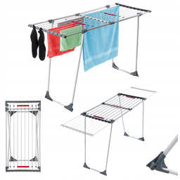 Suszarka Na Pranie Stojąca Teleskopowa Stabilna 196cm