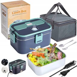 Elektryczny Lunchbox Podgrzewacz Jedzenia Pojemnik Łatwy Do CZYSZCZENIA1.8L