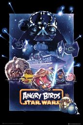 Angry Birds plakat Star Wars Battle with akcesorium