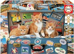 Educa Borras - 200 kotków na podróże, puzzle,