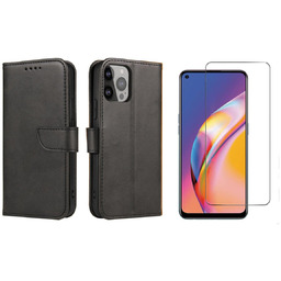 Etui Portfel Magnet Case Wallet + Szkło Płaskie