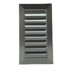 Kratka wentylacyjna zamykana 10x20cm metalowa inox