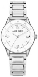 Damskie Anne Klein White Silver AK3603WTSV - zegarek