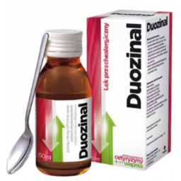 Duozinal syrop na alergię dla dzieci wzbogacony