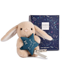 DOUDOU Pluszowy królik ze znakiem zodiaku 12 cm