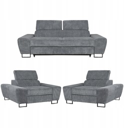 Zestaw mebli wypoczynkowych salonu Savio Sofa 2os fotele