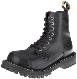 glany STEEL - BLACK (8 dziurek) z suwakiem-40