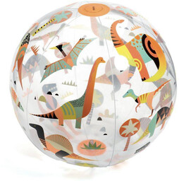 Piłka plażowa Dino Fluo DJ00174-Djeco, zabawy w plenerze