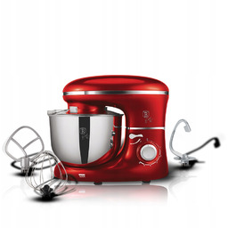 Robot kuchenny planetarny 1300W pojemność 6L BerlingerHaus Burgundy