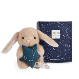 DOUDOU Pluszowy królik ze znakiem zodiaku 12 cm
