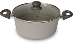 Lamart LT1268 Naczynie żaroodporne z pokrywkąStripe, śr. 24